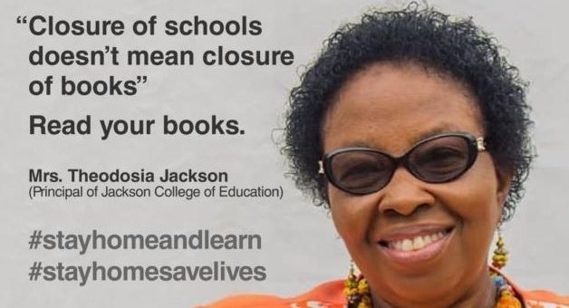 Closure of schools doesn’t mean abandon your books as you stay home – Jackson College principal