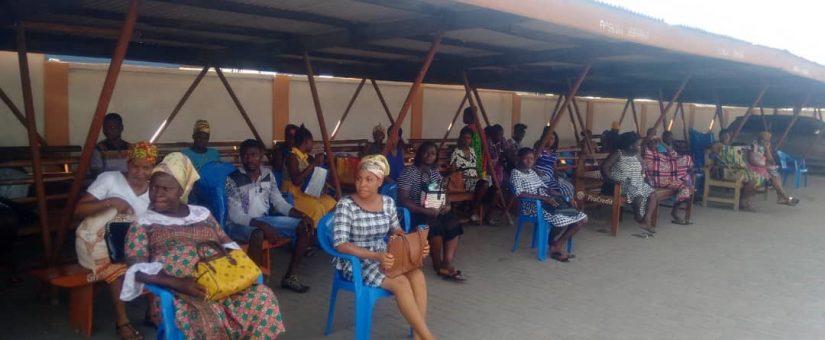 COVID-19: P4H Focal Persons monitor the practice of social distancing in health facilities